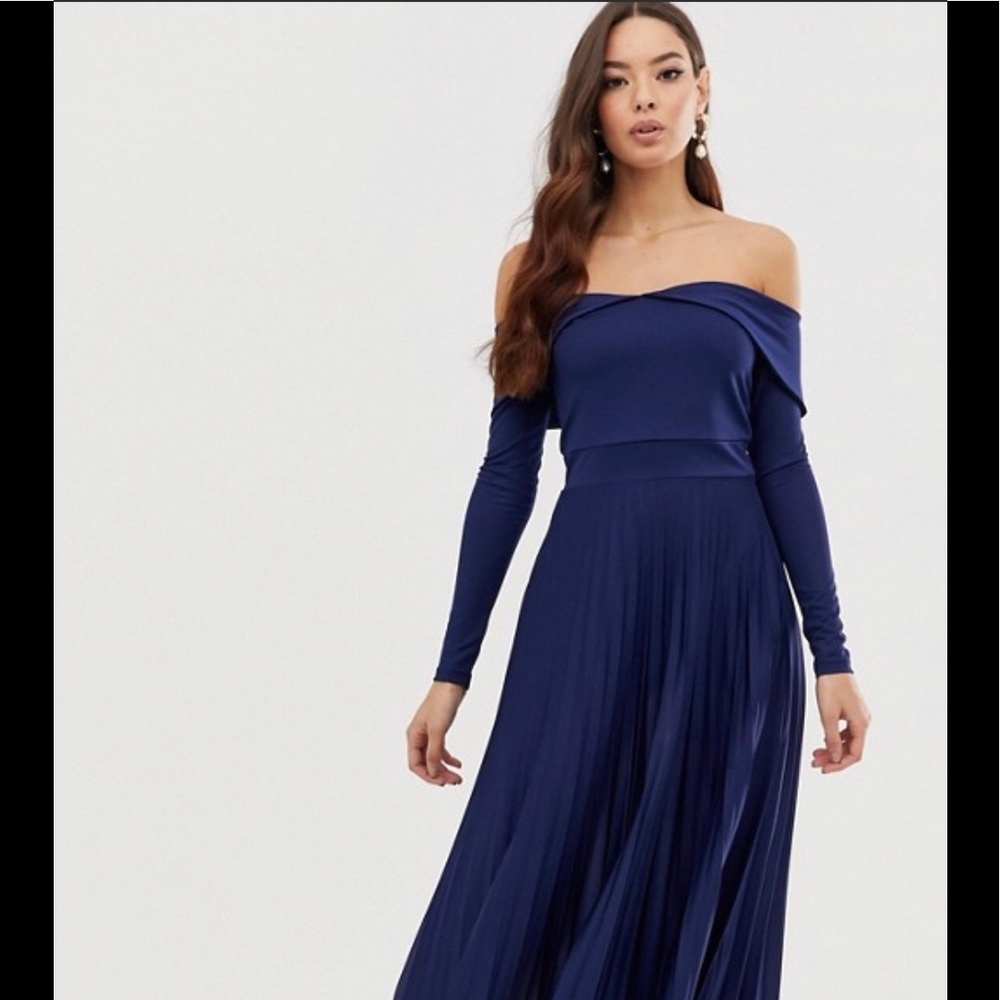 Asos size 14 navy dress